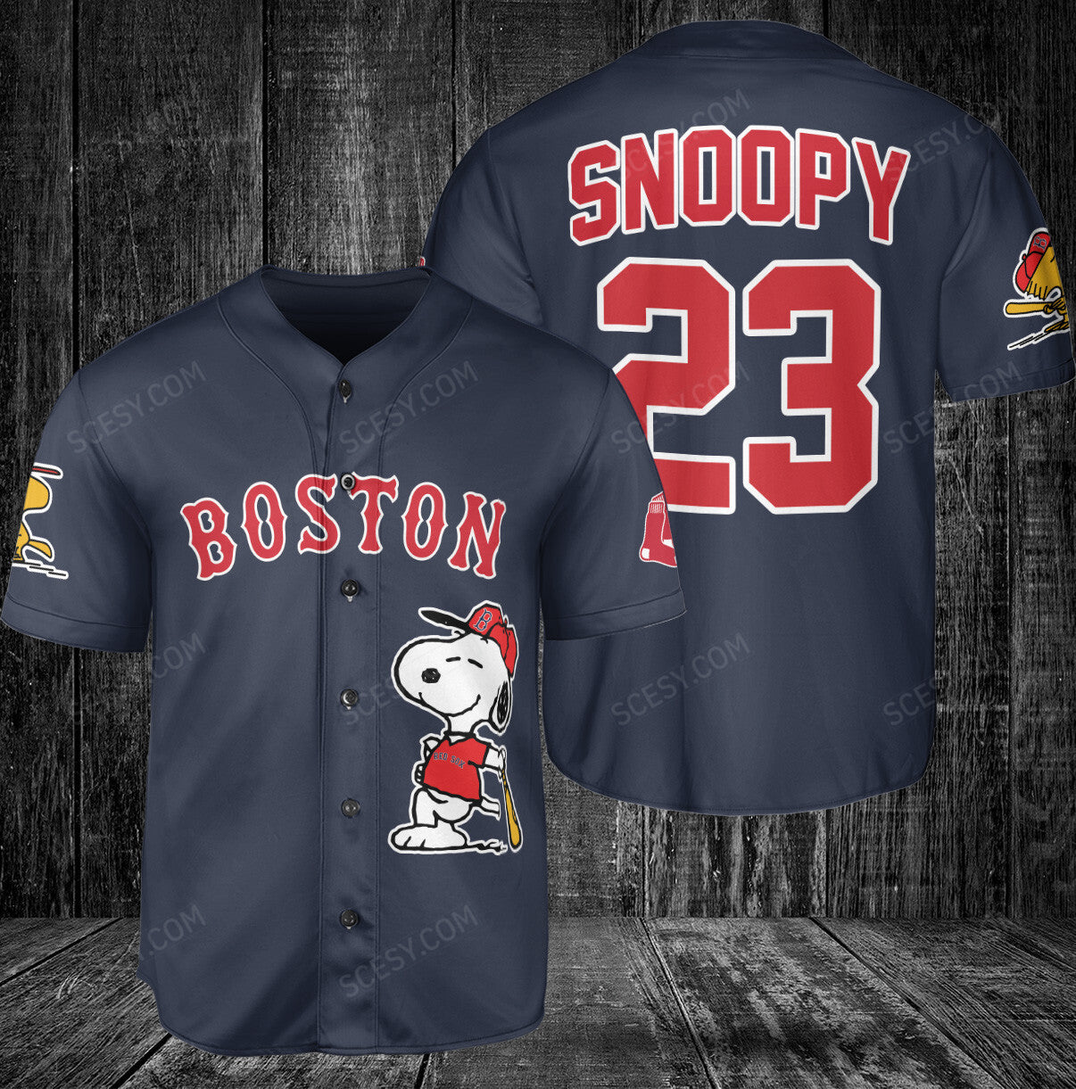 Boston Red Sox PS Baseball Jersey Navy