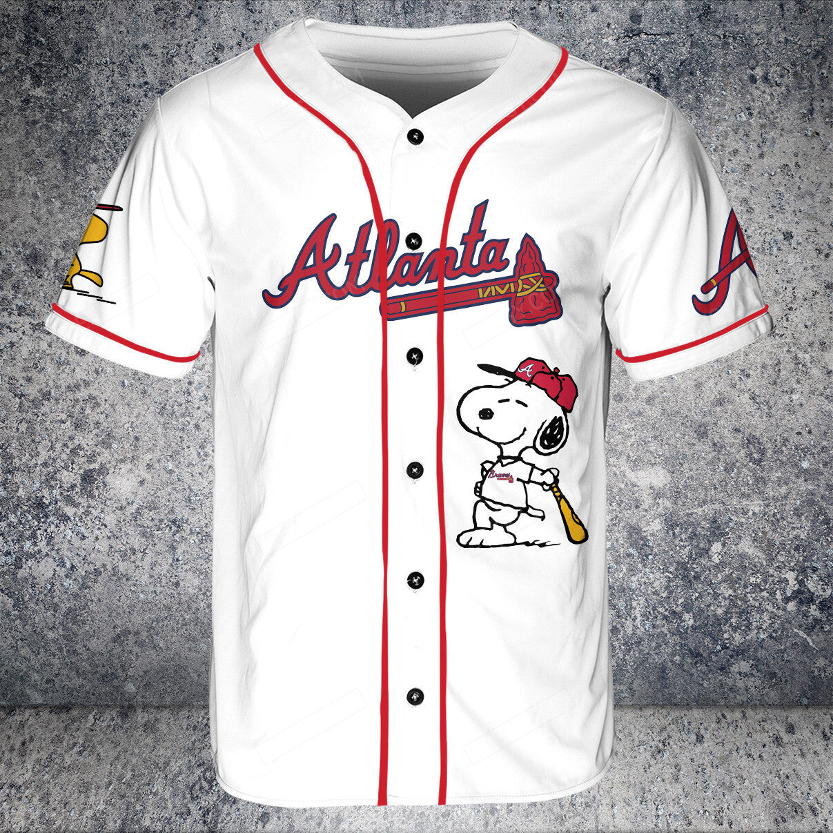 Atlanta Braves PS Baseball Jersey White