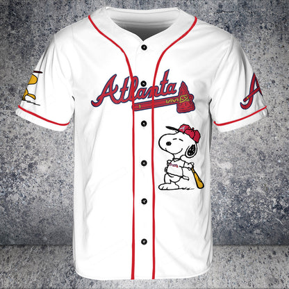 Atlanta Braves PS Baseball Jersey White