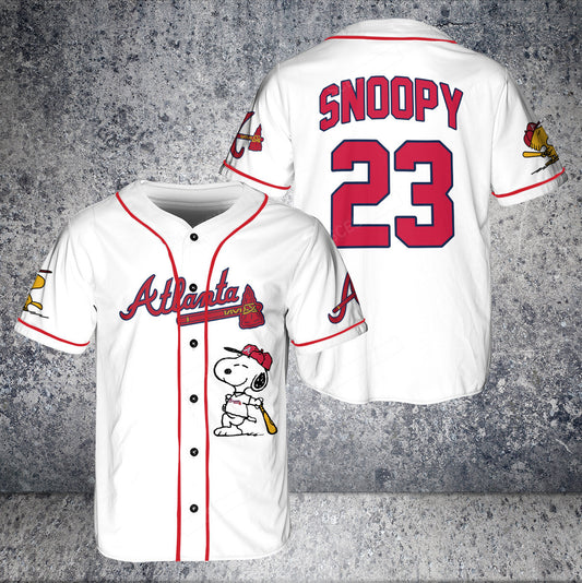Atlanta Braves PS Baseball Jersey White