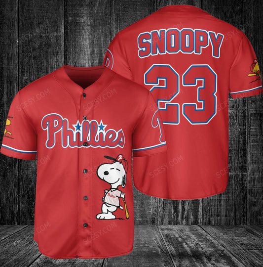 Philadelphia Phillies PS Baseball Jersey Red