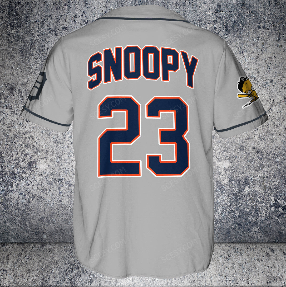 Detroit Tigers PS Baseball Jersey Gray