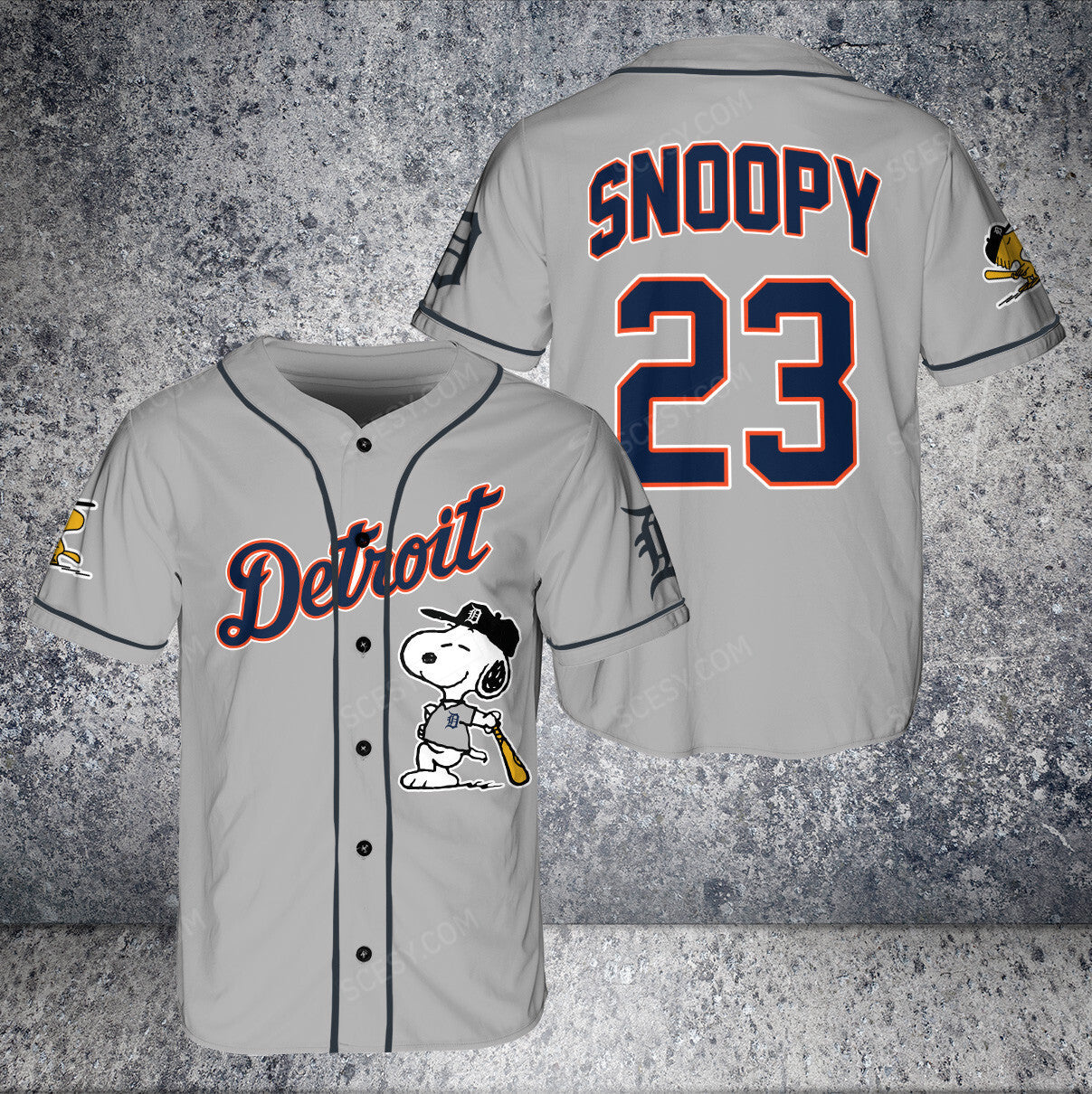 Detroit Tigers PS Baseball Jersey Gray