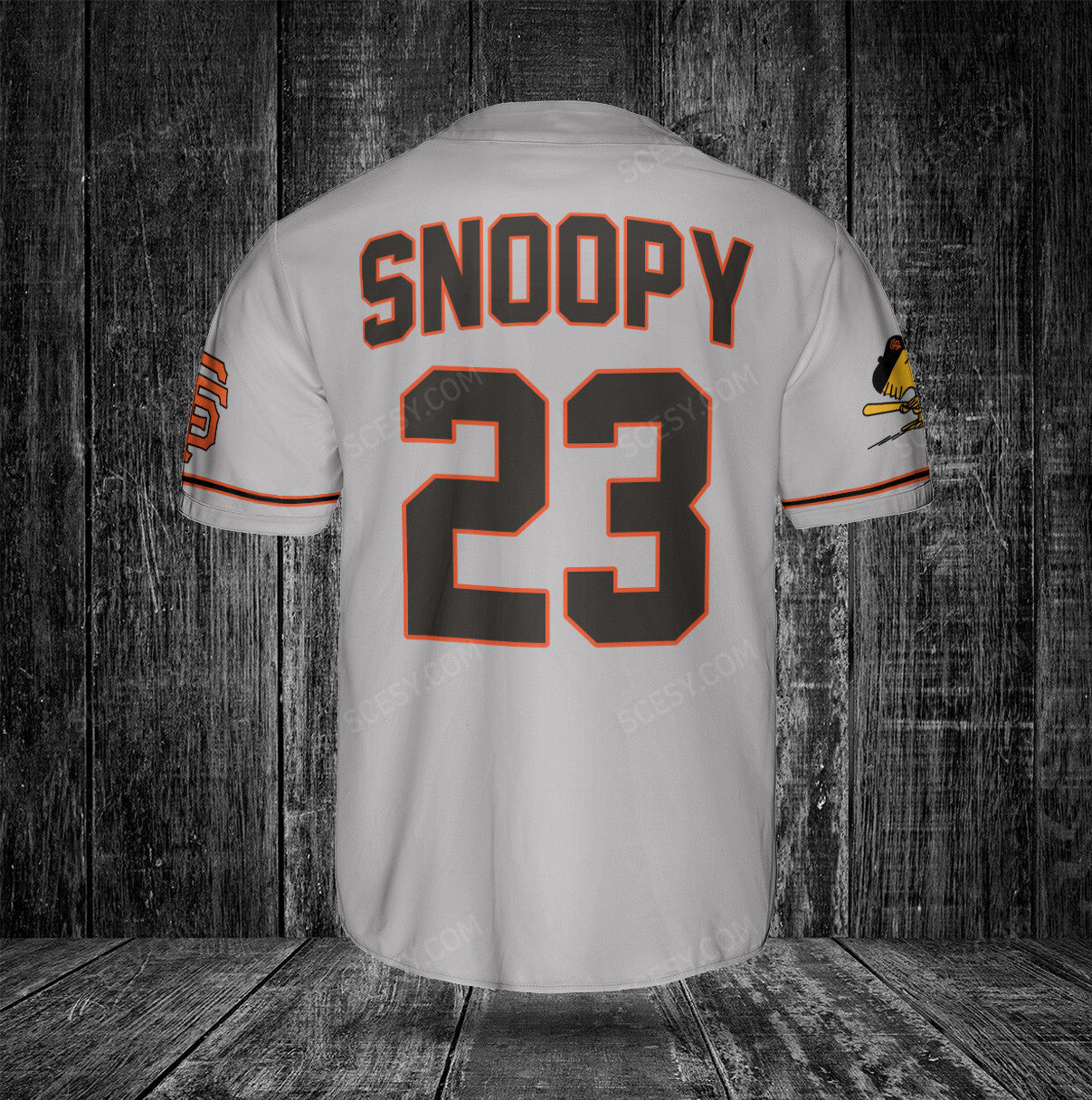 San Francisco Giants PS Baseball Jersey Gray