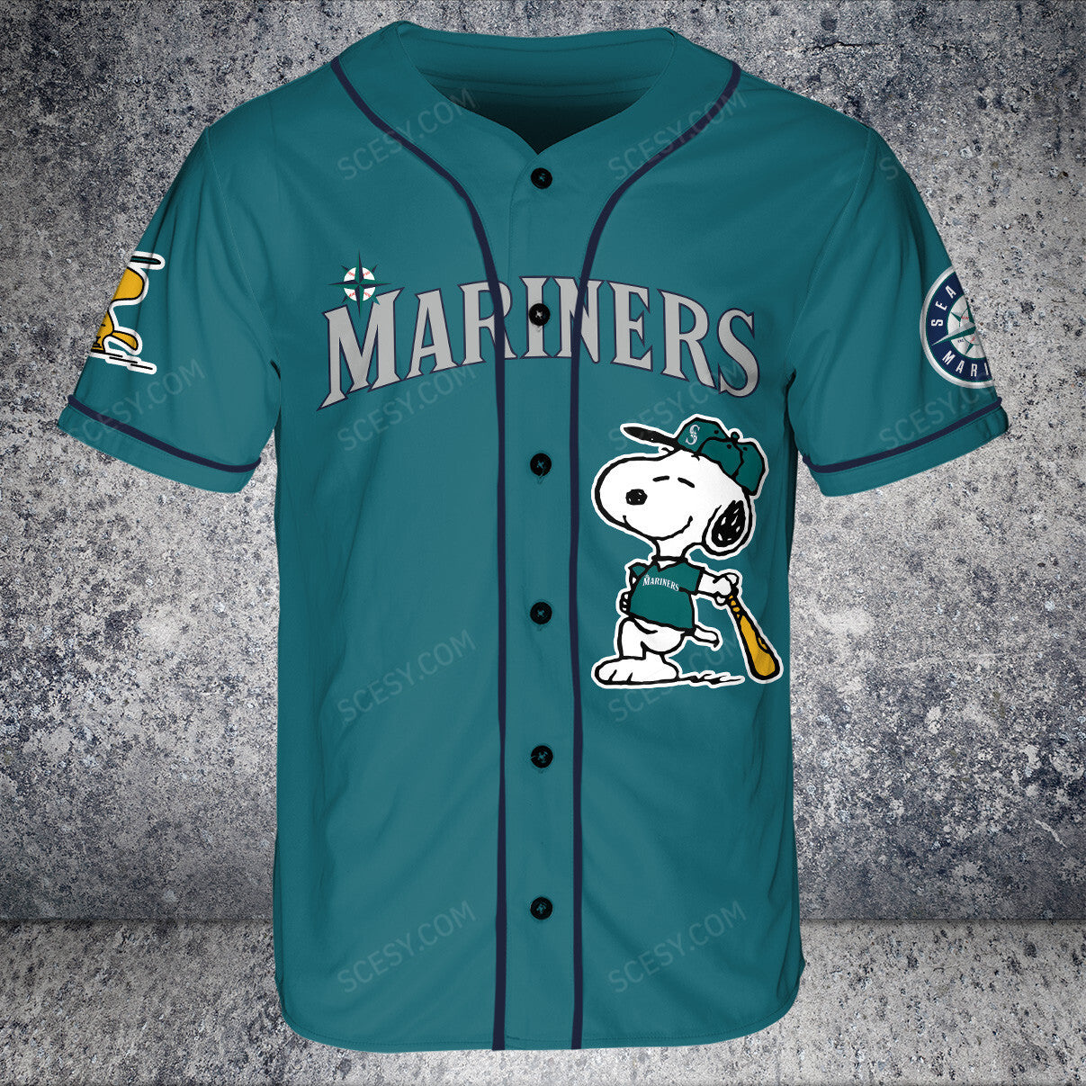 Seattle Mariners PS Baseball Jersey Aqua