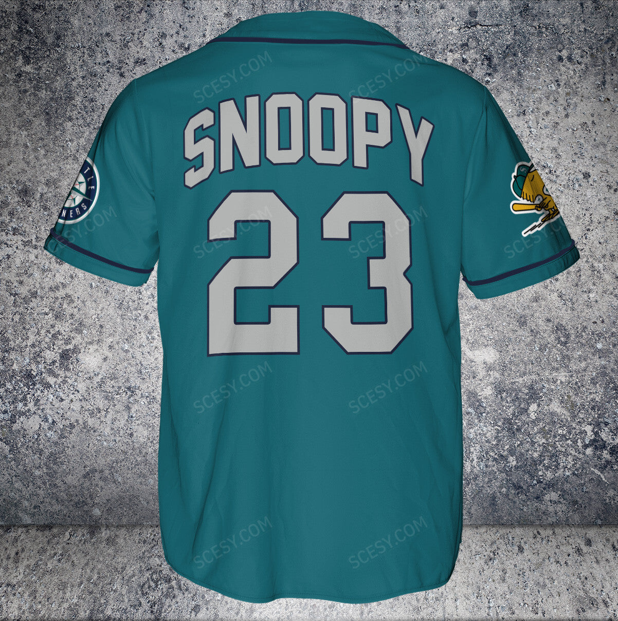 Seattle Mariners PS Baseball Jersey Aqua
