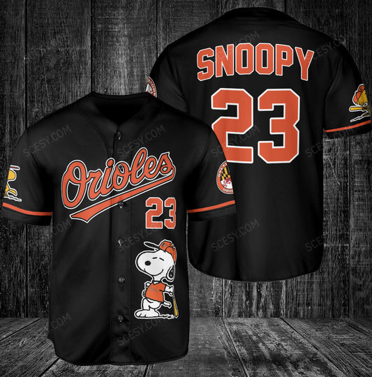 Baltimore Orioles PS Baseball Jersey Black