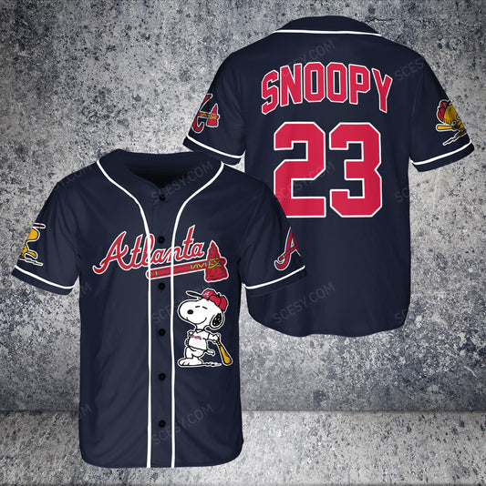 Atlanta Braves PS Baseball Jersey Navy