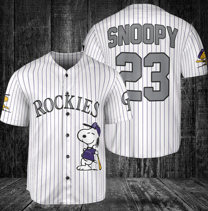 Colorado Rockies PS Baseball Jersey White