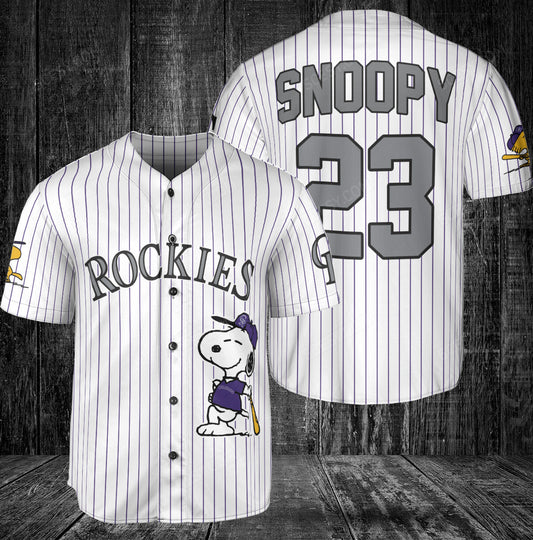 Colorado Rockies PS Baseball Jersey White