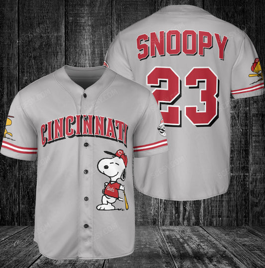 Cincinnati Reds PS Baseball Jersey Gray
