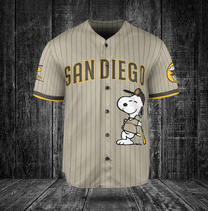San Diego Padres PS Baseball Jersey Tan