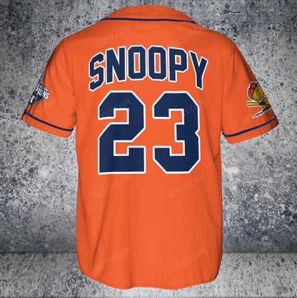 Houston Astros PS Baseball Jersey Orange