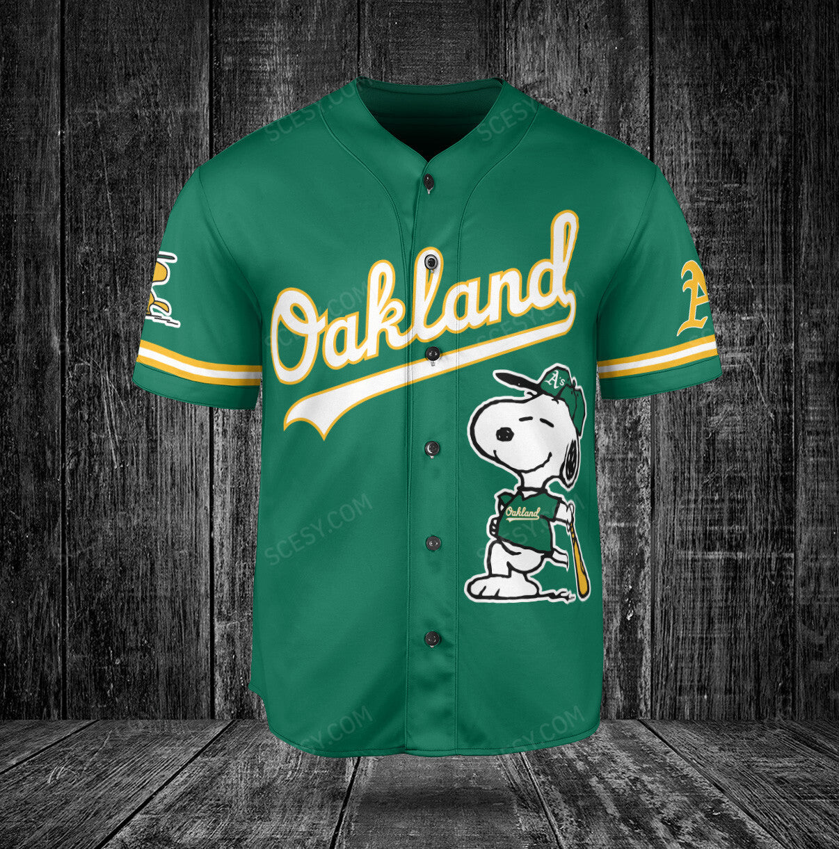 Oakland Athletics PS Baseball Jersey Green
