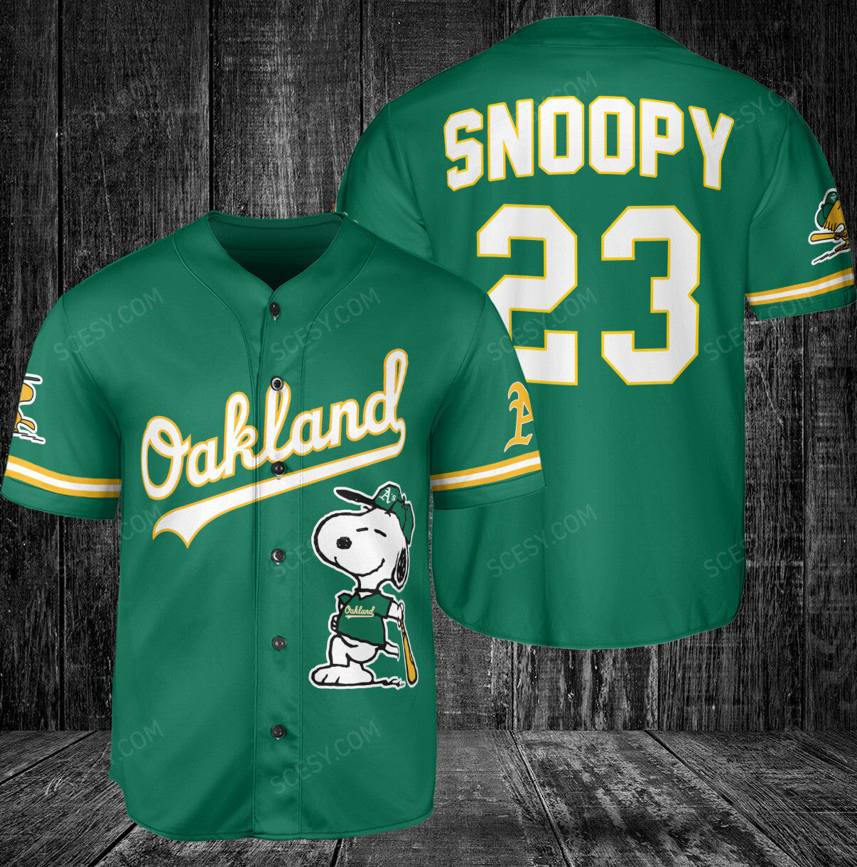 Oakland Athletics PS Baseball Jersey Green