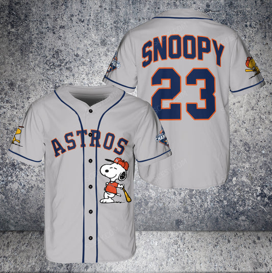 Houston Astros PS Baseball Jersey Gray