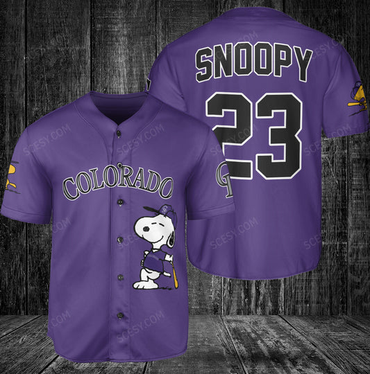 Colorado Rockies PS Baseball Jersey Purple