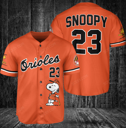 Baltimore Orioles PS Baseball Jersey Orange