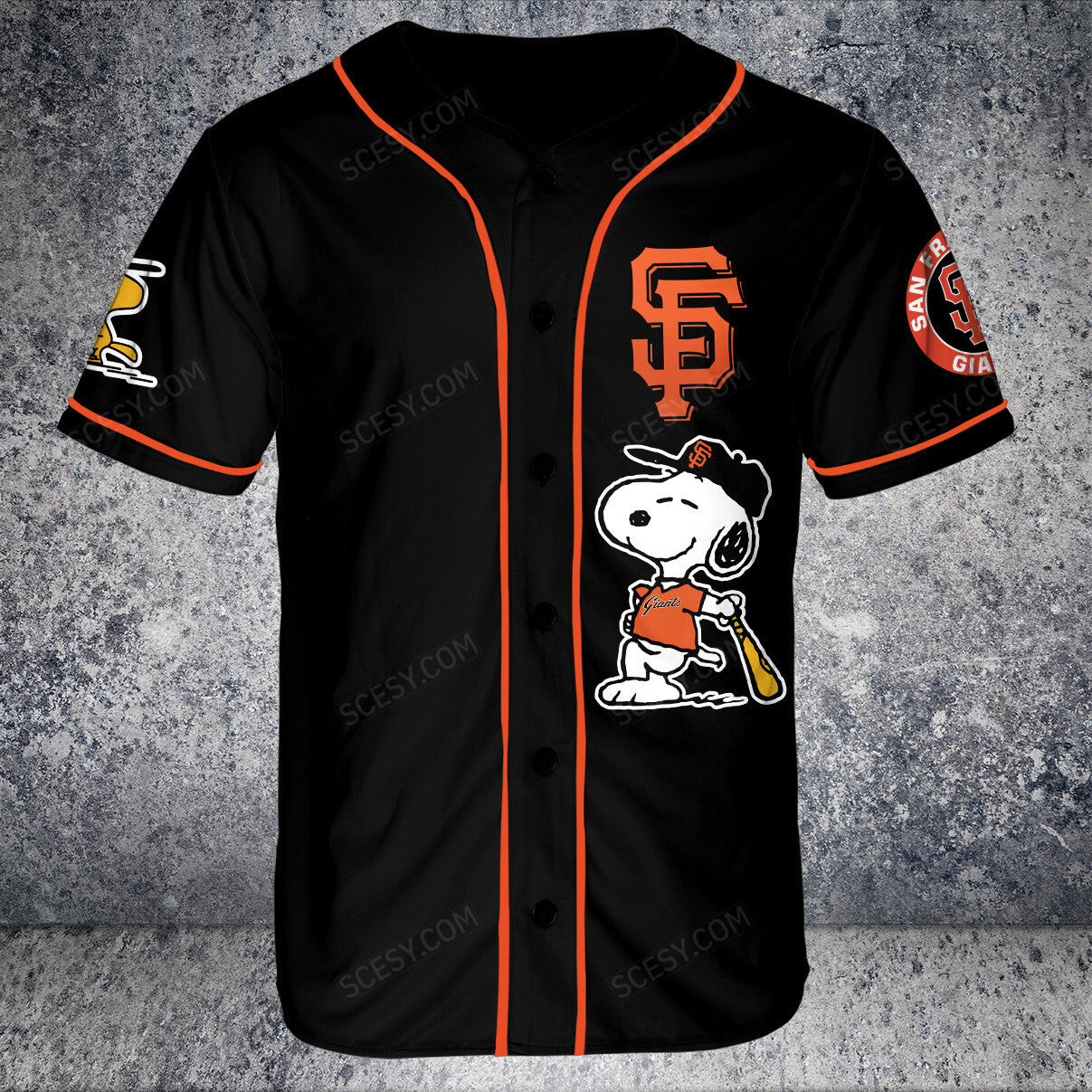 San Francisco Giants PS Baseball Jersey Black