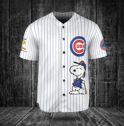 Chicago Cubs PS Baseball Jersey White