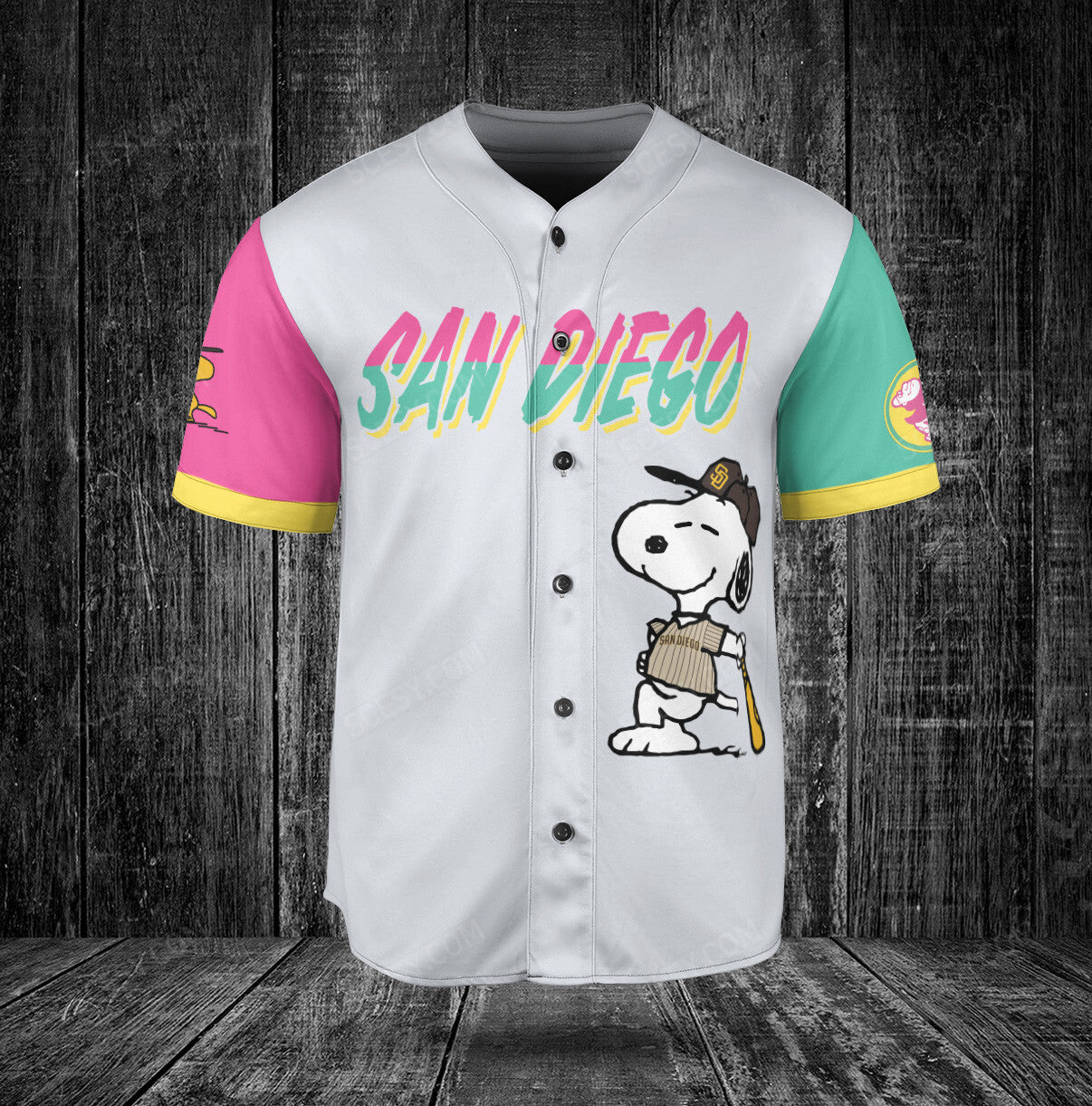 San Diego Padres PS Baseball Jersey White