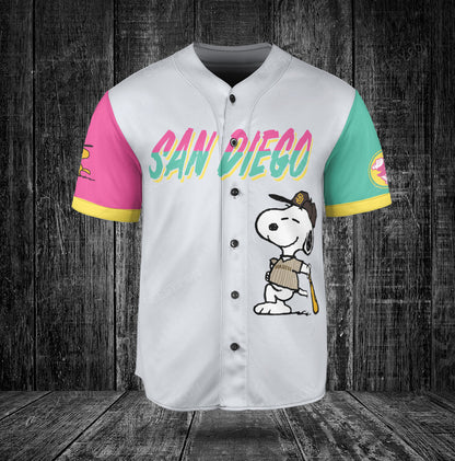 San Diego Padres PS Baseball Jersey White