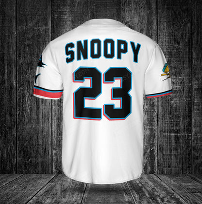 Miami Marlins PS Baseball Jersey White