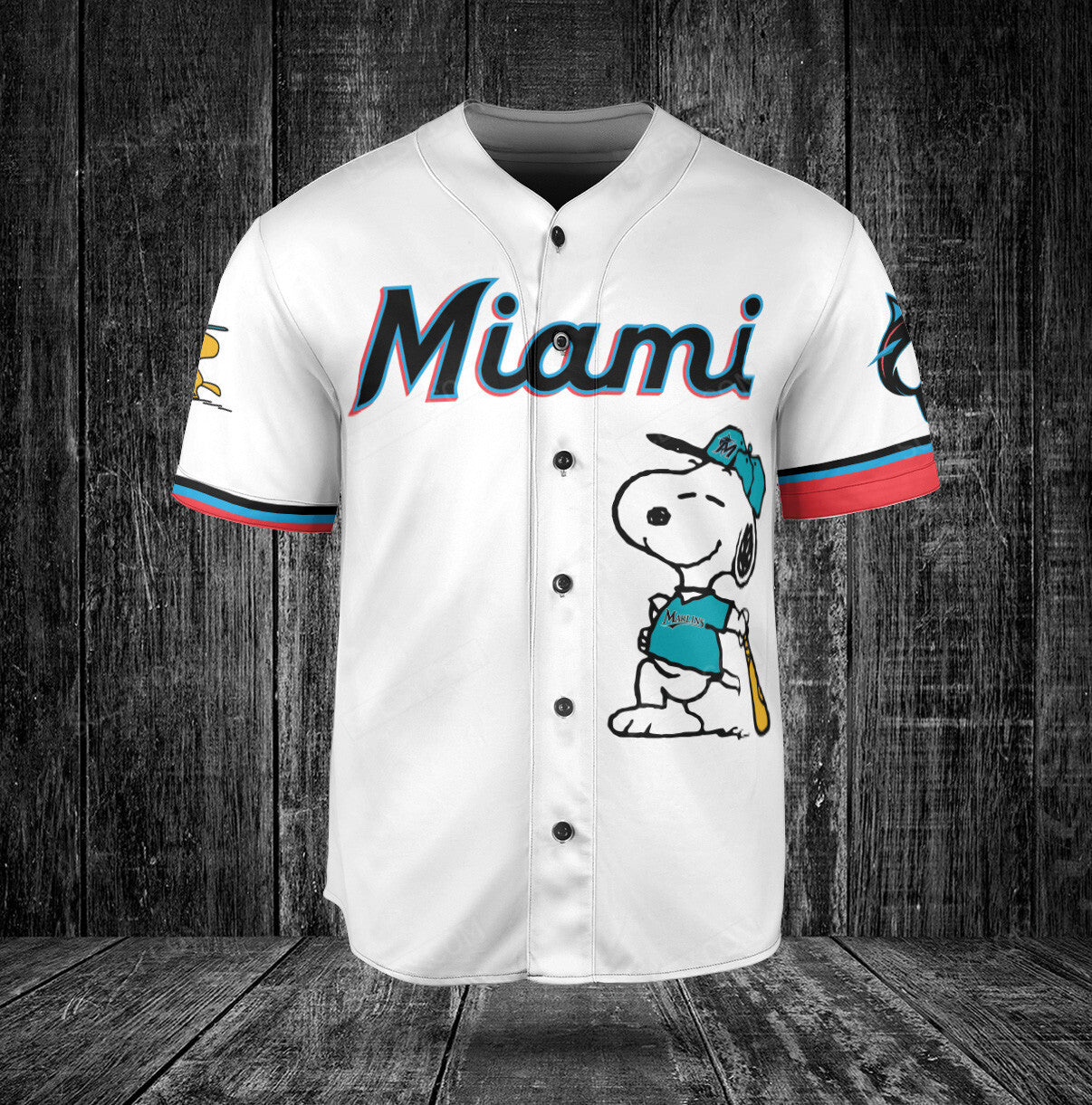 Miami Marlins PS Baseball Jersey White