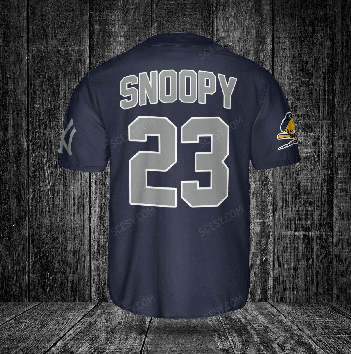 New York Yankees PS Baseball Jersey Navy