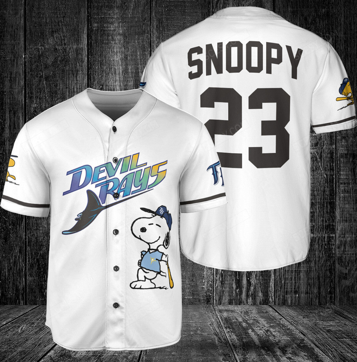 Tampa Bay Rays PS Baseball Jersey White Alternate Replica