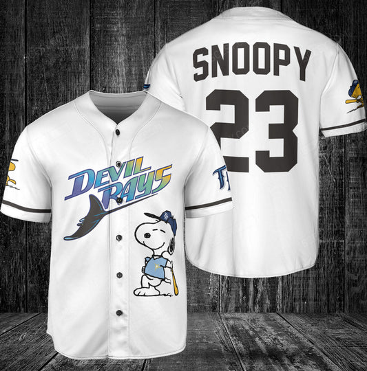 Tampa Bay Rays PS Baseball Jersey White Alternate Replica