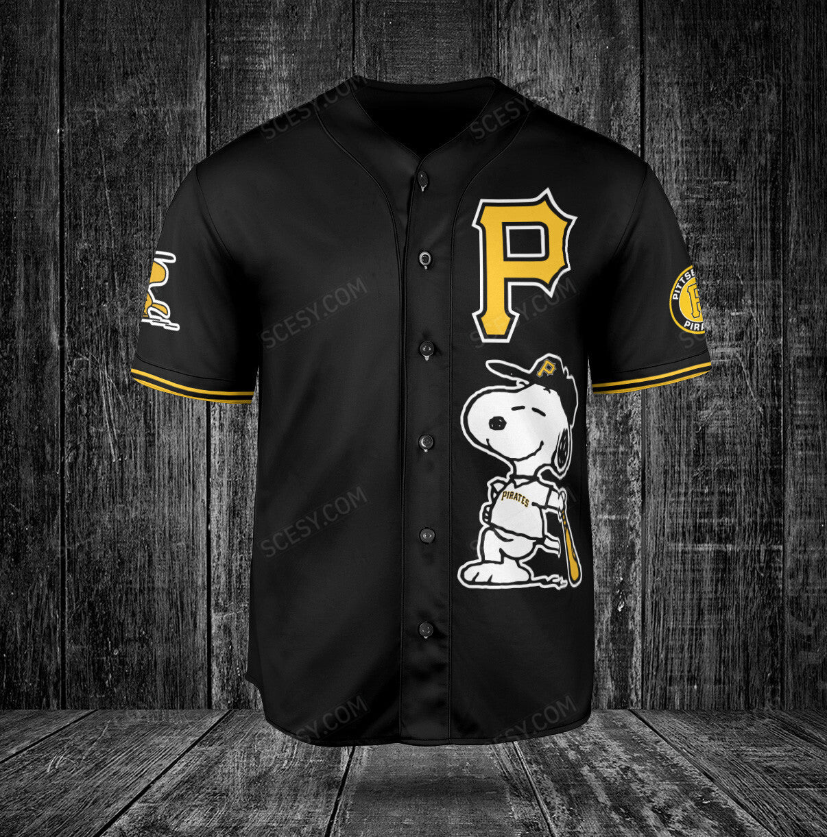 Pittsburgh Pirates PS Baseball Jersey Black