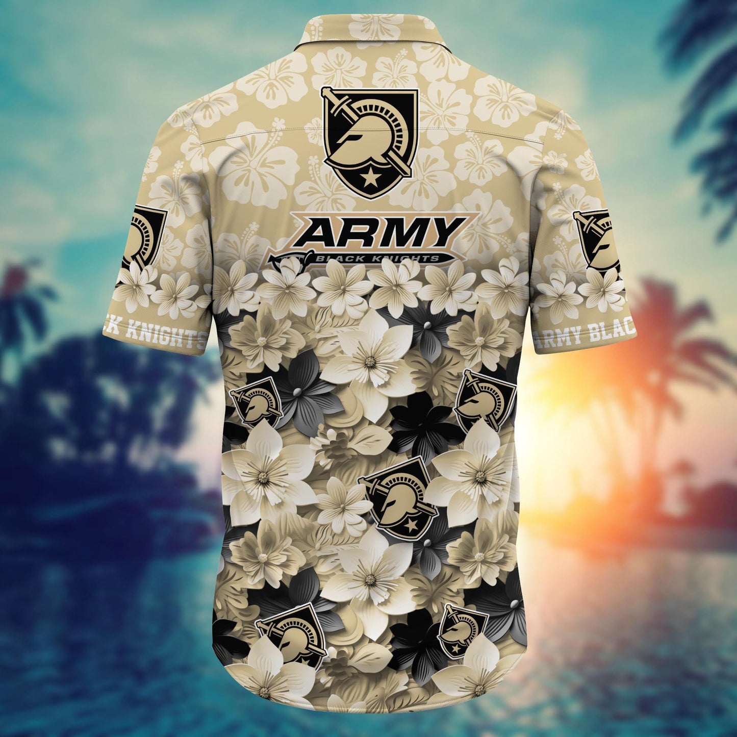 Army Black Knights Hawaiian Shirt Trending Summer. Gift For Fan FBS 502MC-HS035