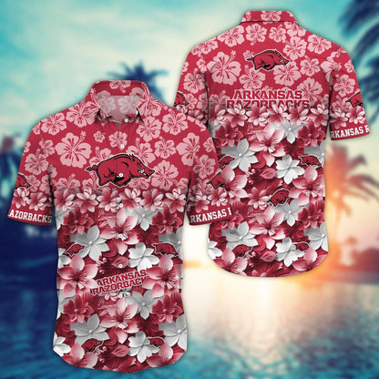 Arkansas Razorbacks Hawaiian Shirt Trending Summer. Gift For Fan FBS  502MC-HS035
