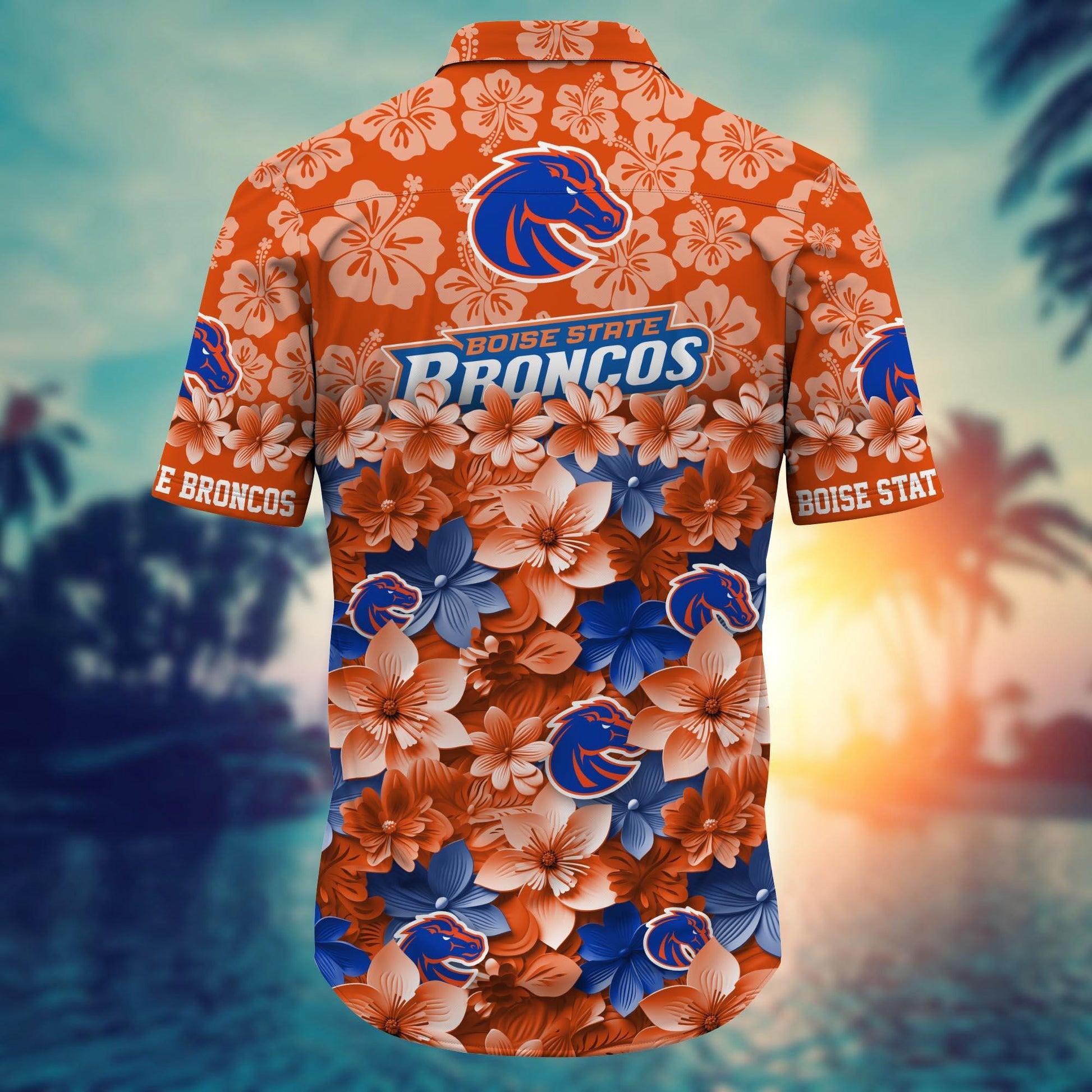 Boise State Broncos Hawaiian Shirt Trending Summer. Gift For Fan FBS 502MC-HS035