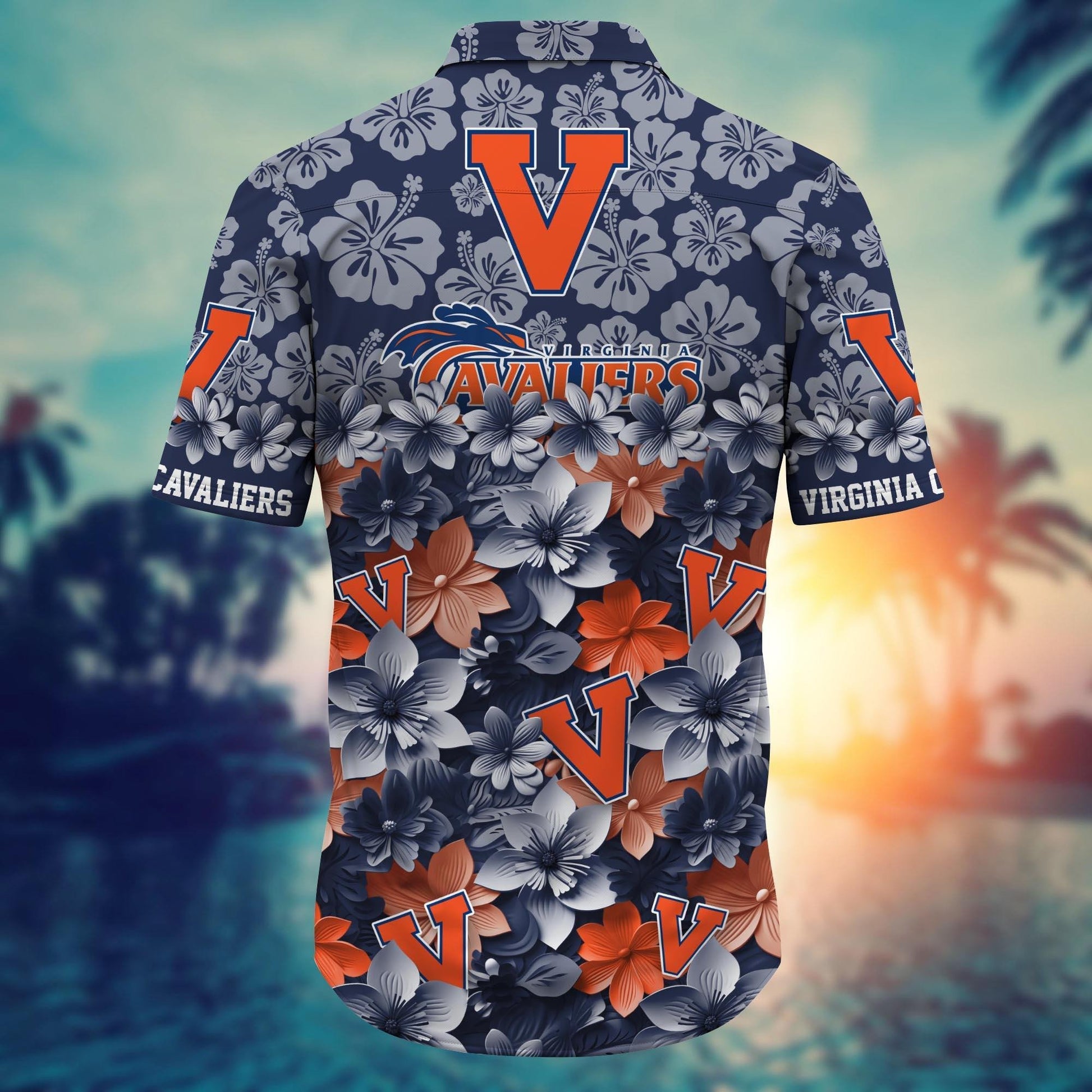 Virginia Cavaliers Hawaiian Shirt Trending Summer. Gift For Fan FBS 502MC-HS035
