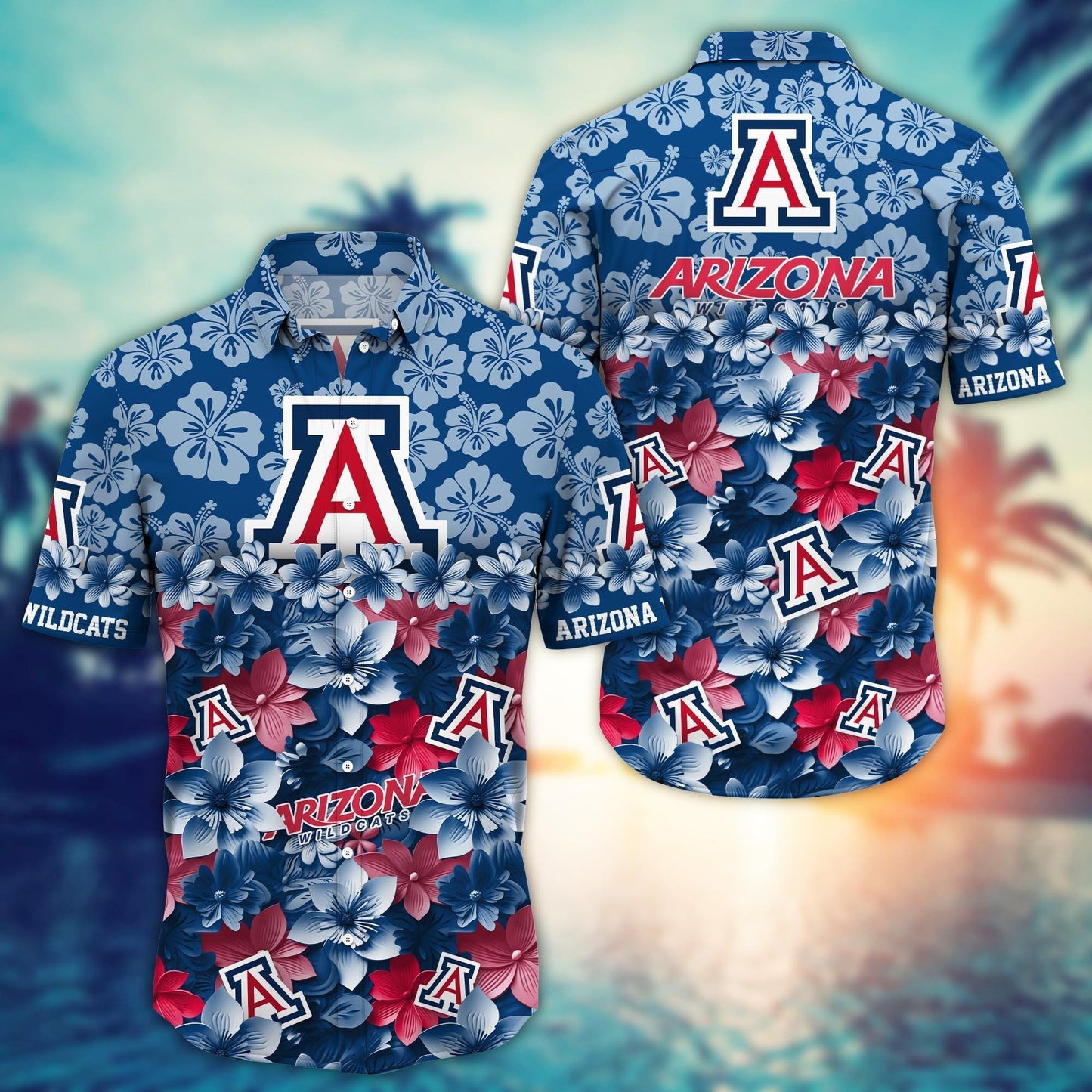 Arizona Wildcats Hawaiian Shirt Trending Summer. Gift For Fan FBS  502MC-HS035