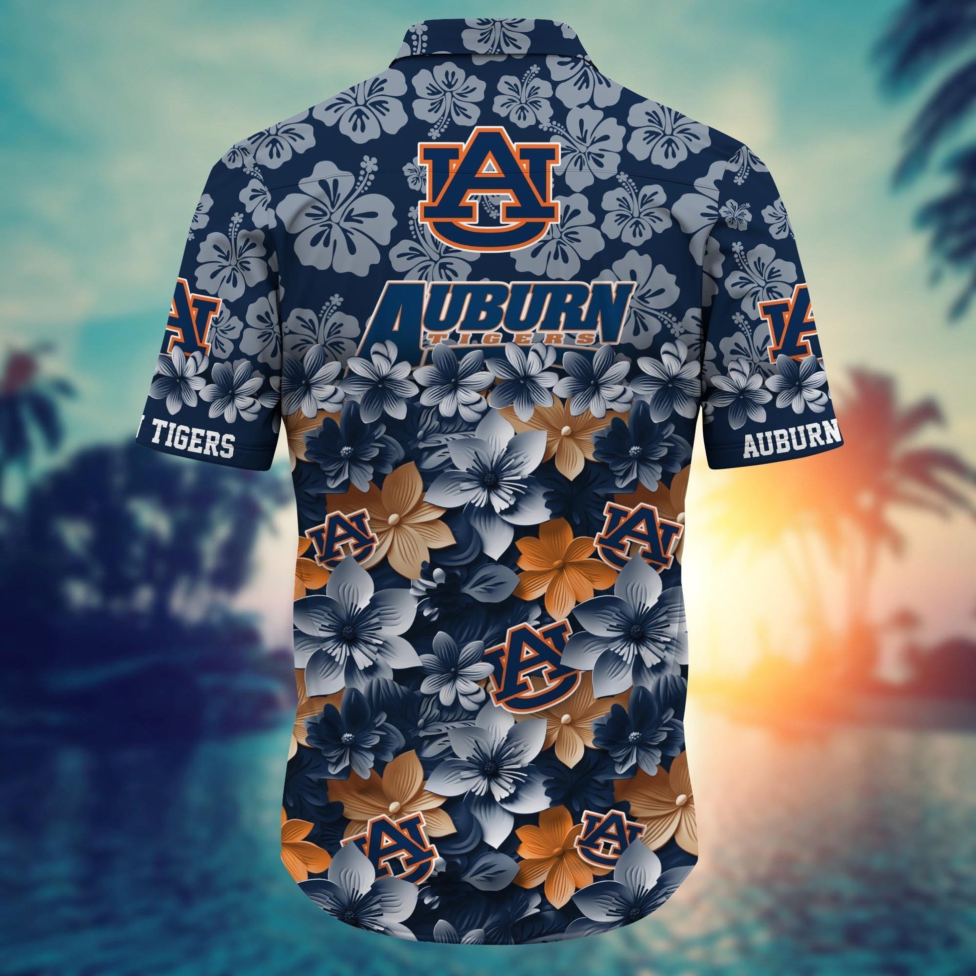 Auburn Tigers Hawaiian Shirt Trending Summer. Gift For Fan FBS 502MC-HS035
