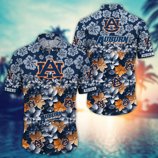 Auburn Tigers Hawaiian Shirt Trending Summer. Gift For Fan FBS 502MC-HS035