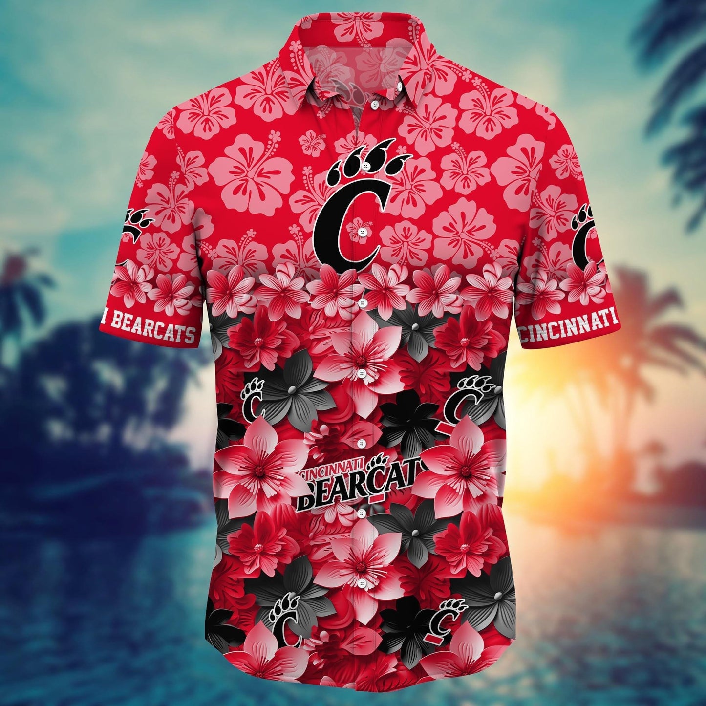 Cincinnati Bearcats 3 Hawaiian Shirt Trending Summer. Gift For Fan FBS 502MC-HS035
