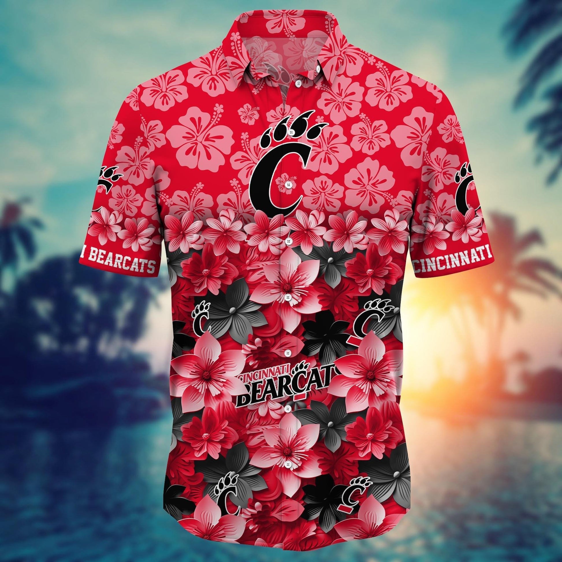 Cincinnati Bearcats 3 Hawaiian Shirt Trending Summer. Gift For Fan FBS 502MC-HS035