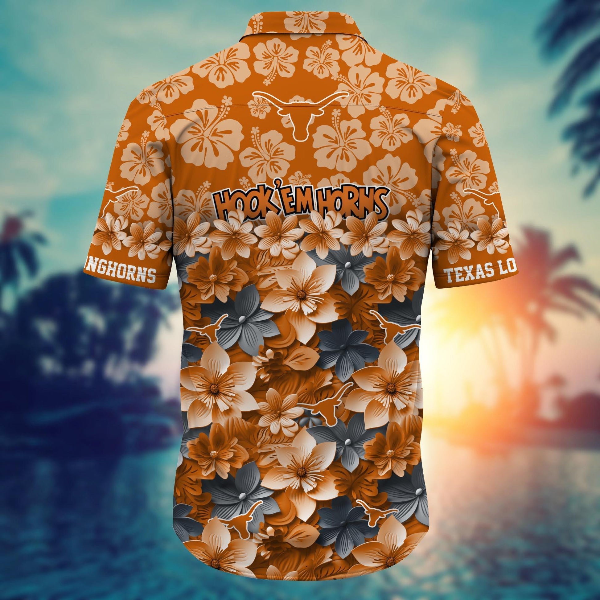 Texas Longhorns Hawaiian Shirt Trending Summer. Gift For Fan FBS 502MC-HS035