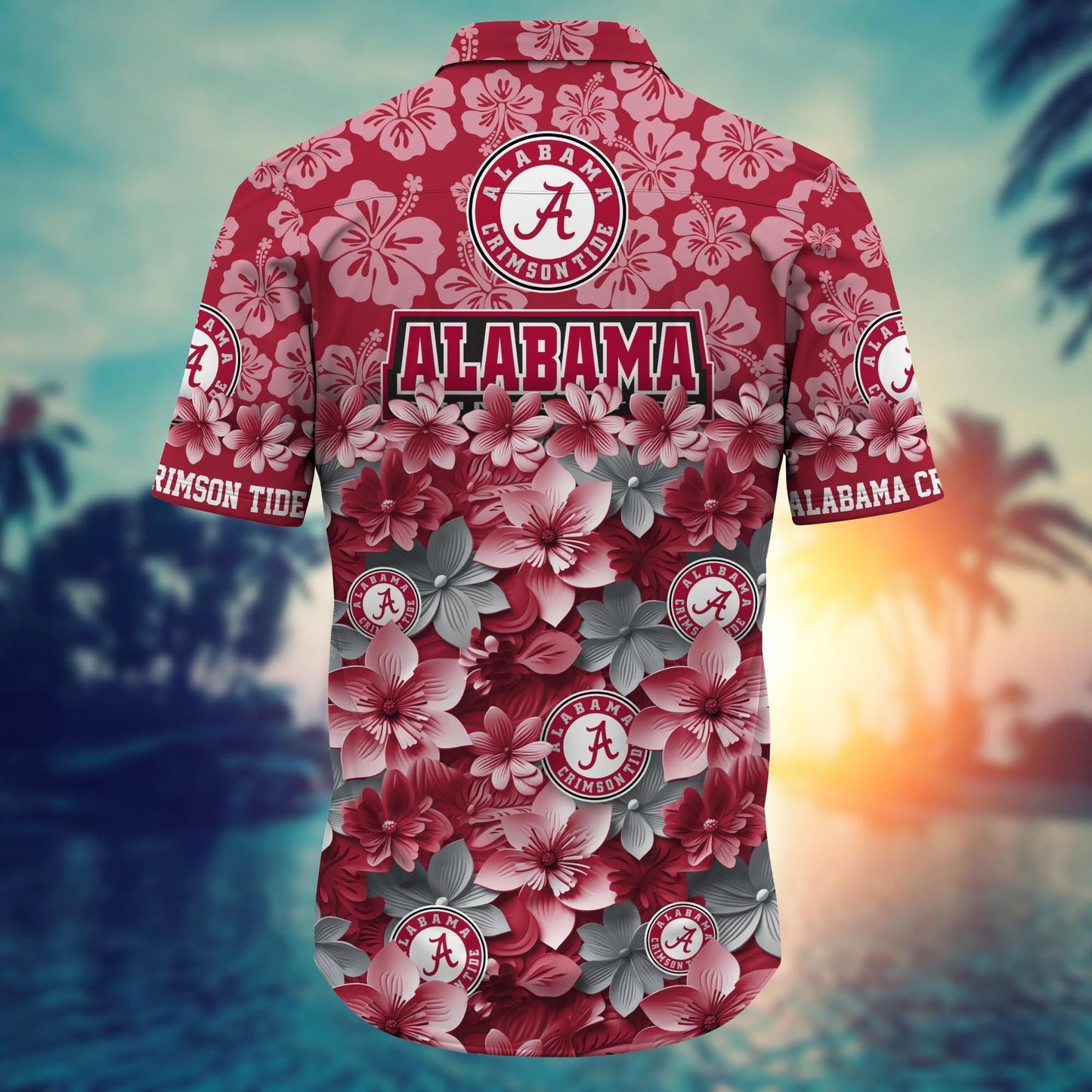 Alabama Crimson Tide Hawaiian Shirt Trending Summer. Gift For Fan FBS 502MC-HS035