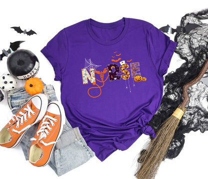 Halloween Nurse shirt,Halloween Nursing Shirt, Nurse Fall Shirt