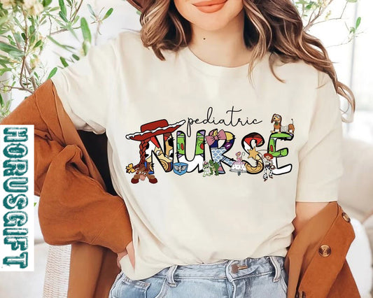 Pediatric Nurse Toy Story Shirt, Pediatric Nurse Gift