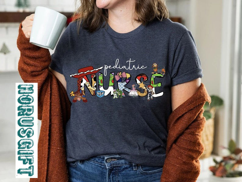 Pediatric Nurse Toy Story Shirt, Pediatric Nurse Gift