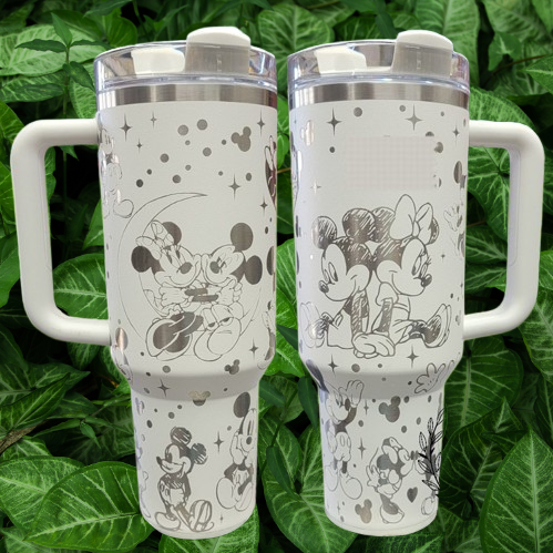 Mouse Lovers Laser Engraved 40 Oz Tumbler