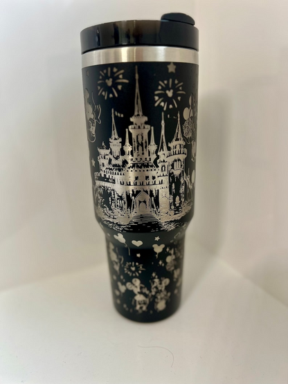 Magical Castle 40oz Tumbler, True Love Mouse Character