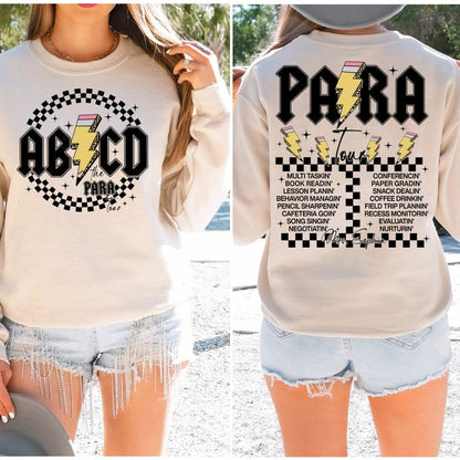 Para Tour Shirt, Funny Parapro Shirt, Custom Name Teacher T-Shirt