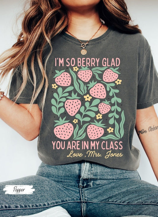 Teach Shirt, Cute New Teacher Shirt, Teacher Appreciation, Strawberry Back to School Shirt
